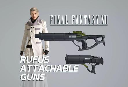 Final Fantasy VII - Rufus Attachable Guns