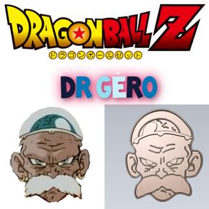 Amazing Dragon Ball Character dr gero Cookie Cutter Stamp Cake Decoration