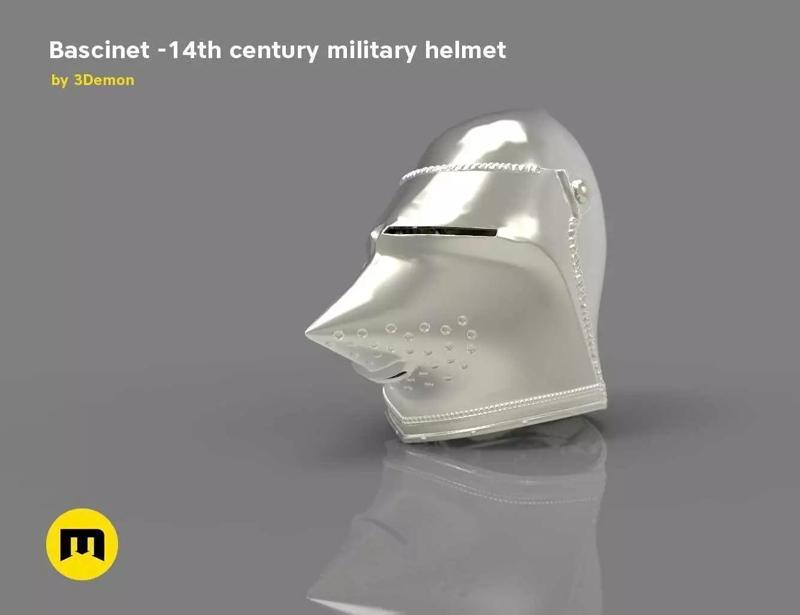 Bascinet -14th century military helmet
