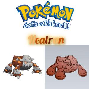 AMAZING POKEMON Heatran COOKIE CUTTER STAMP CAKE DECORATING