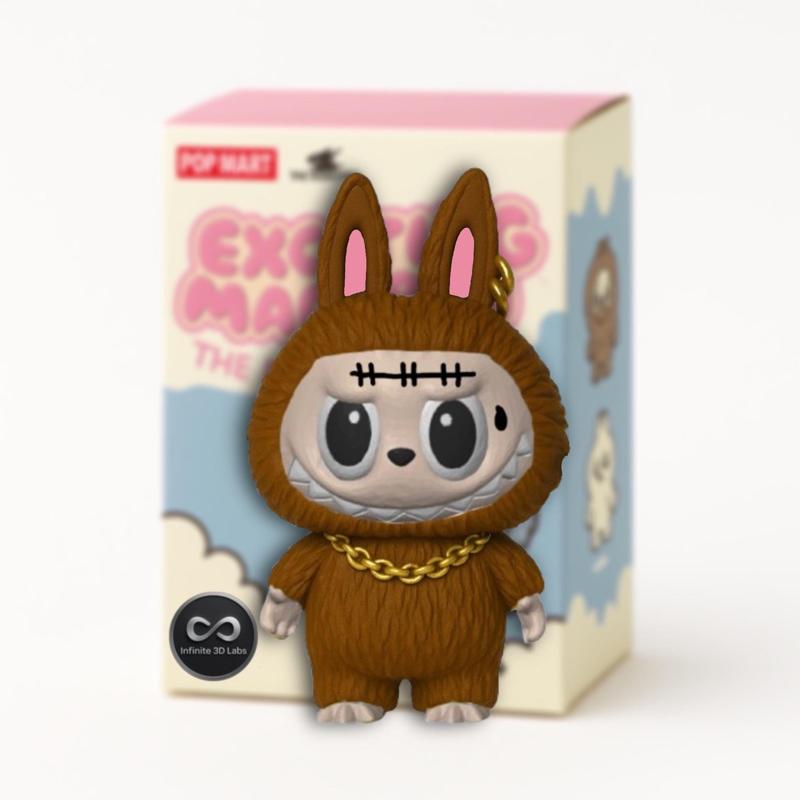 LABUBU  (CHAIN AND EARRINGS) Custom 1