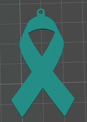 Awareness Ribbon Keychain