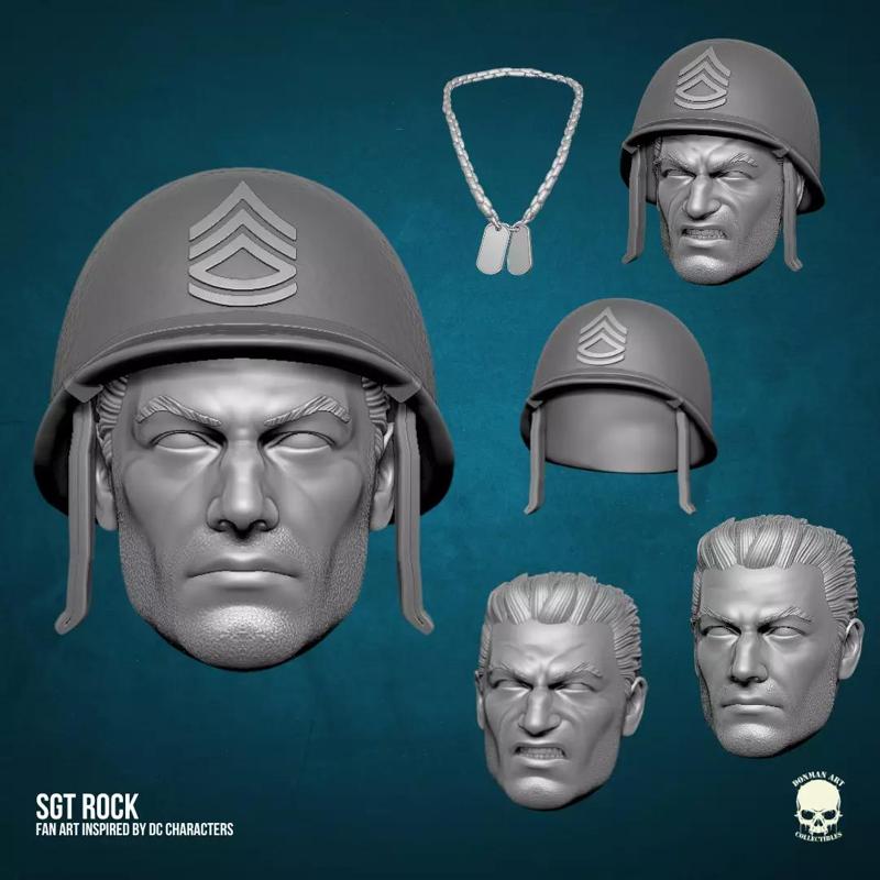 SGT Rock DC Fan Art STL Files