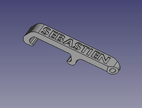 Sébastien pocket bottle opener