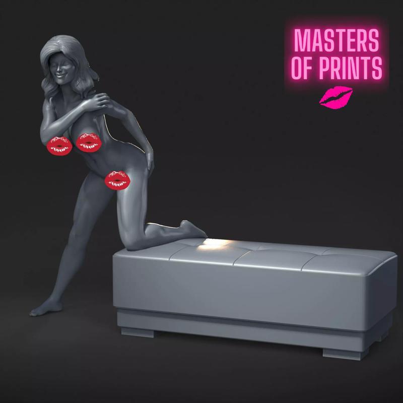 sexy pose - NSFW - EROTIC MINIATURE 75 MM SCALE