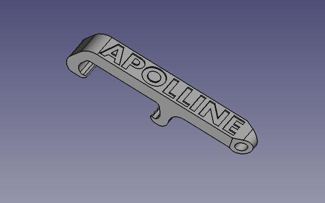 Apolline pocket bottle opener