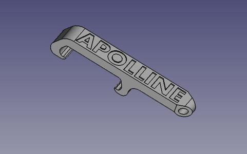 Apolline pocket bottle opener