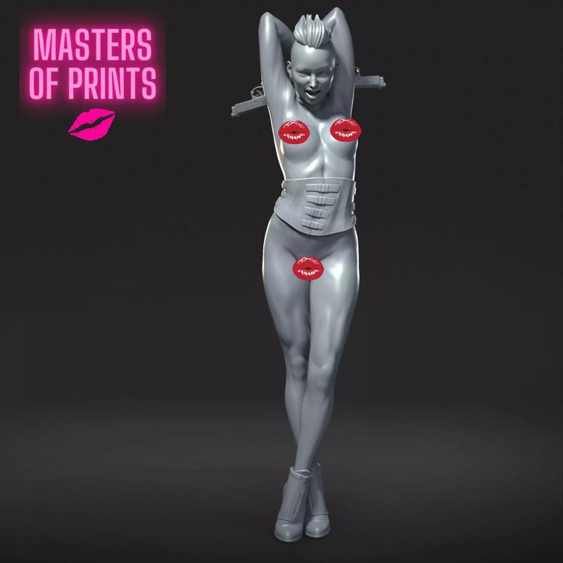 HORNY AND DANGEROUS - NSFW - EROTIC MINIATURE 75 MM SCALE