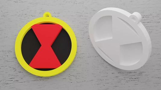 Chaveiro Viuva Negra