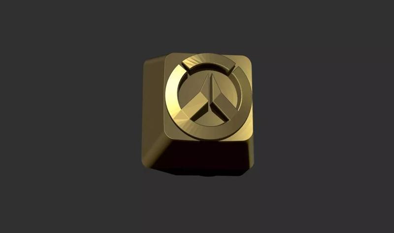 Custom Artisan Keycap Overwatch gaming logo