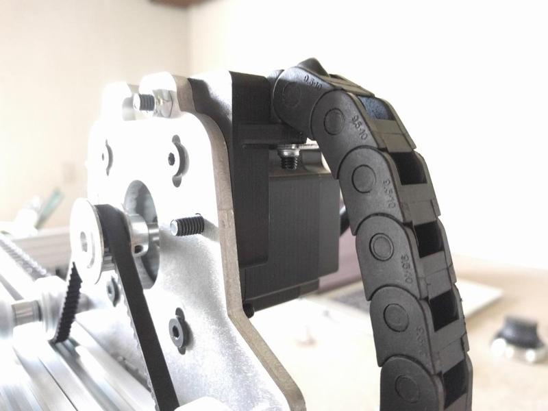 Ox cnc gantry bracket for drag chain