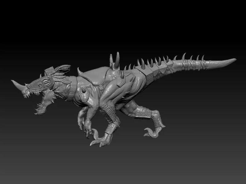 Cold Ones from Seraphon army