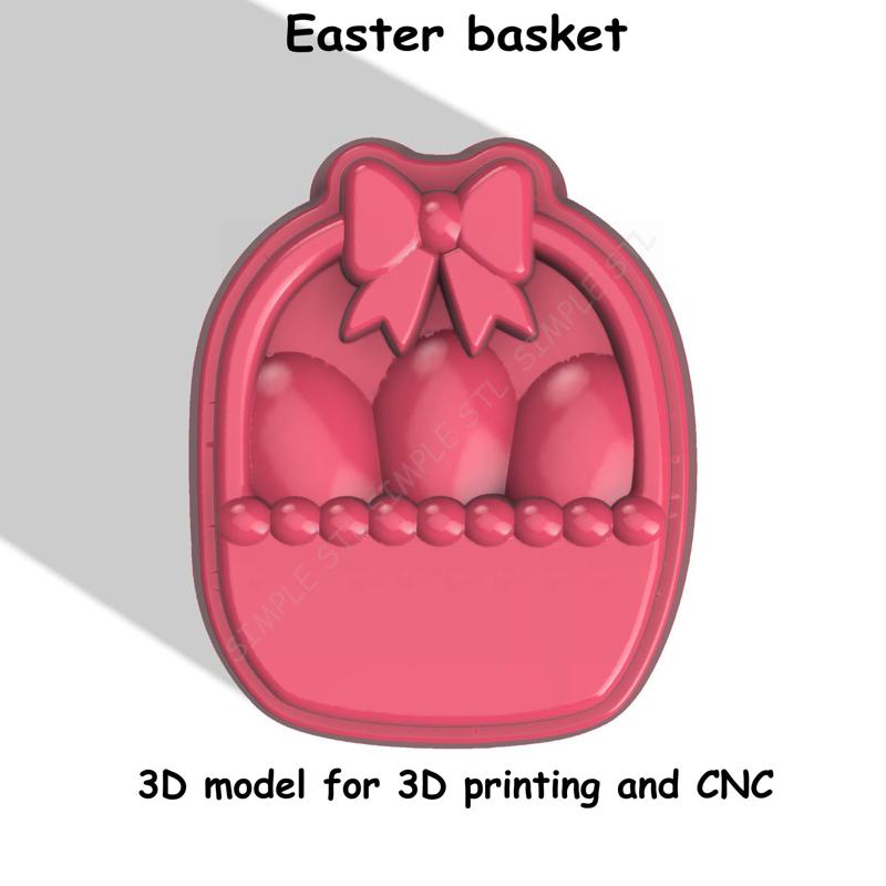 Easter basket Stl File