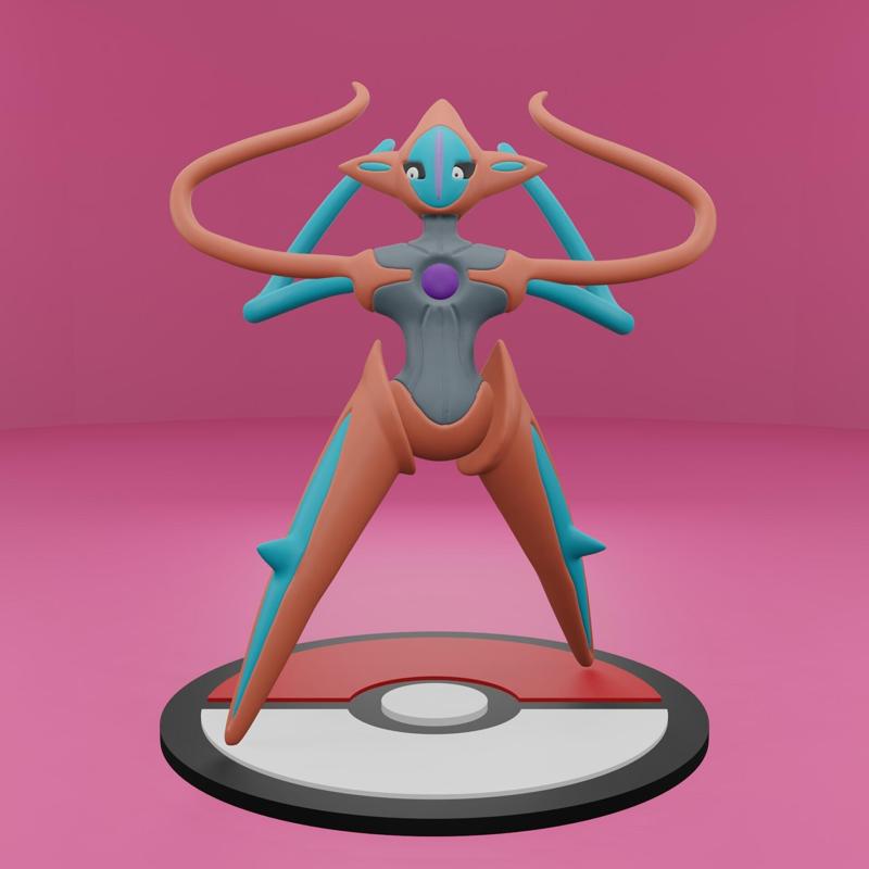 Pokemon No. 386 Deoxys (Attack Forme)