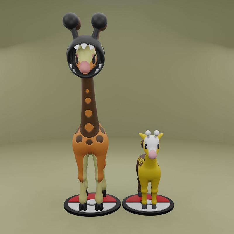 Pokemon No. 203, 981 Girafarig, Farigiraf