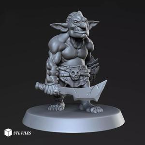 Goblin Miniature tabletop game printable model