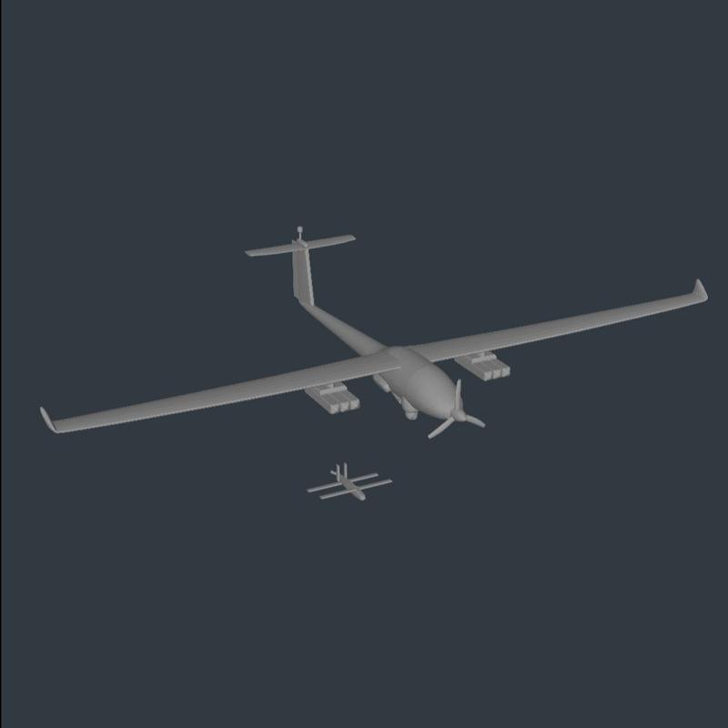 French Patroller UAV 1:144