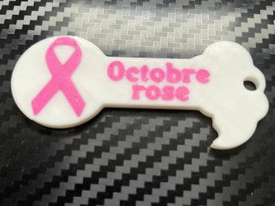 pink October trolley token