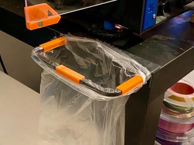 3D Printing Waste Scrap Bin (Clip-On Ring)