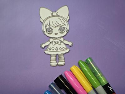 LOL Suprise Doll Coloring Craft