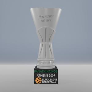 Panathinaikos 2007 Euroleague Cup with Base