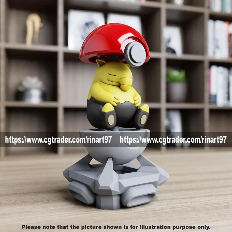 drowzee in the pokeball from Pokemon