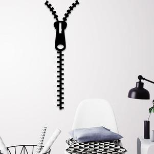Zipped wall for wall decoration