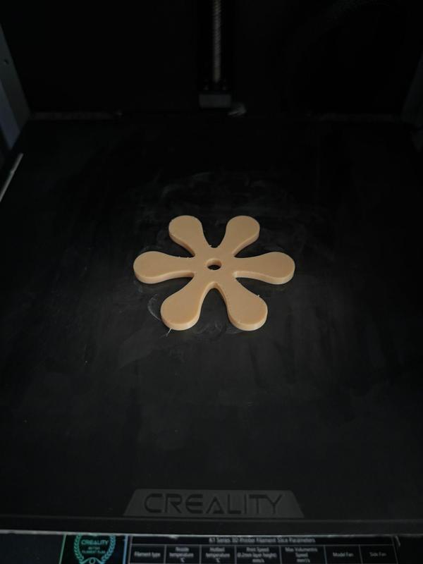 Unique Flower-Shaped Fidget Spinner – Smooth 3D Printable Toy