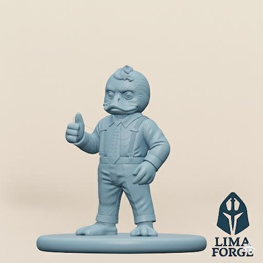 Howard the Duck Fan Art Figurine – 3D Print Collectible