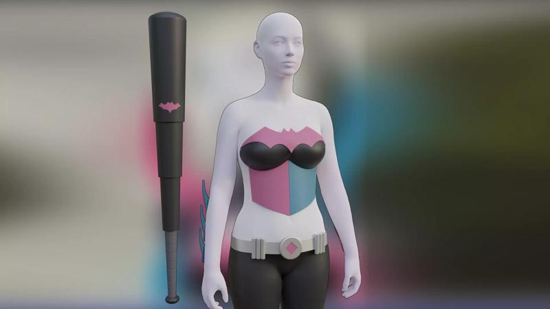 harley quinn batsuit season 4 cosplay  Bat-costume