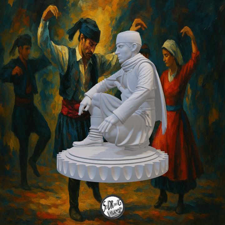 Zeybek Resting Pose - SoliDRawinGs SG022