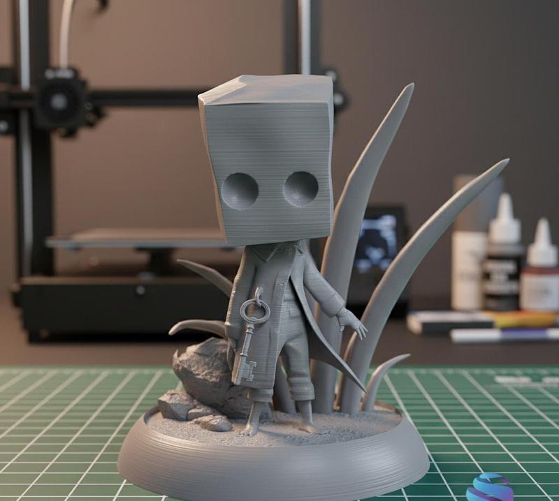 Mono – Printable 3D STL - presupported STL– Single Piece