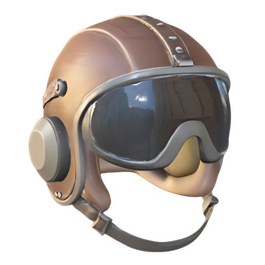 Vintage Pilot Helmet