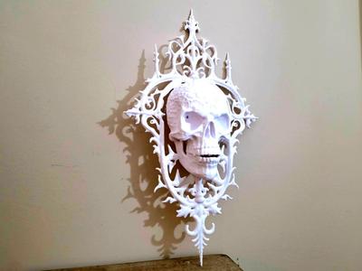 Gothic Skull 3 Wall Hang