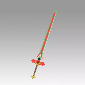 Genshin Impact Kaeya Travelers Handy Sword Cosplay Weapon Prop