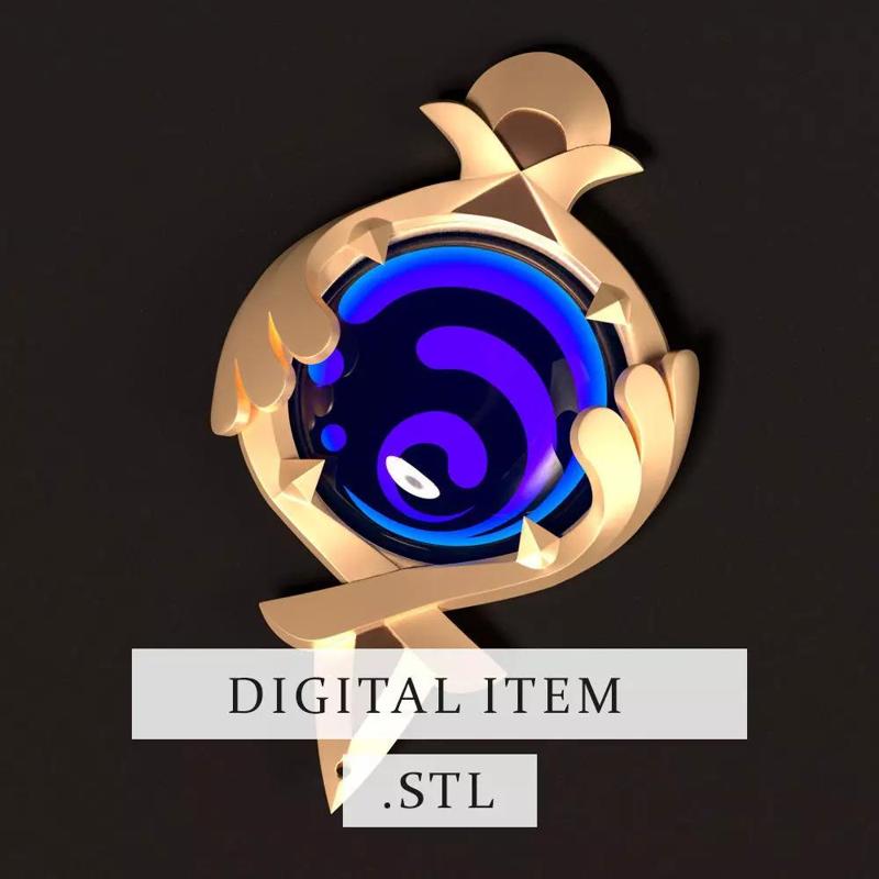 GENSHIN IMPACT - FURINA VISION 3D FILE STL