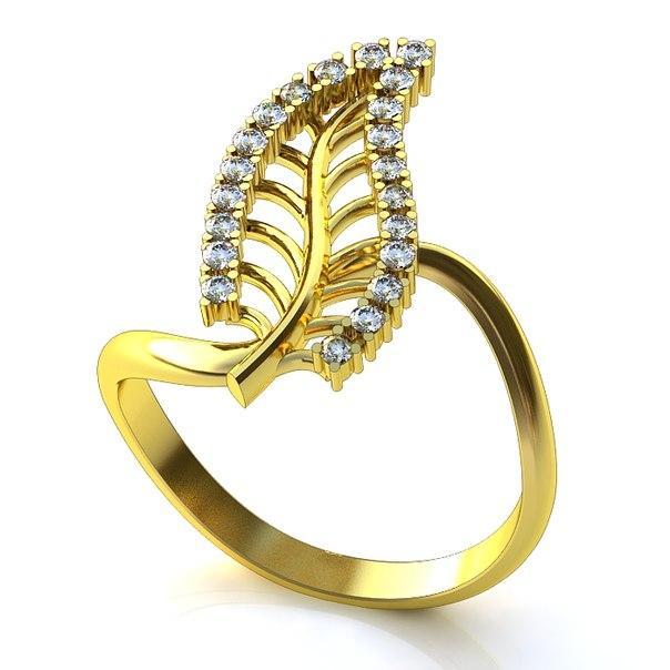 Love Leaf Wedding Ring 31