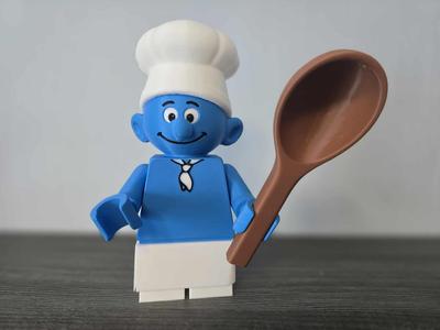 Smurf - Greedy Smurf / Torti Schlumpf * 500% ~20cm