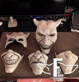 THE BLACK PHONE MOVIE THE GRABBER HALL FACES MASK STL