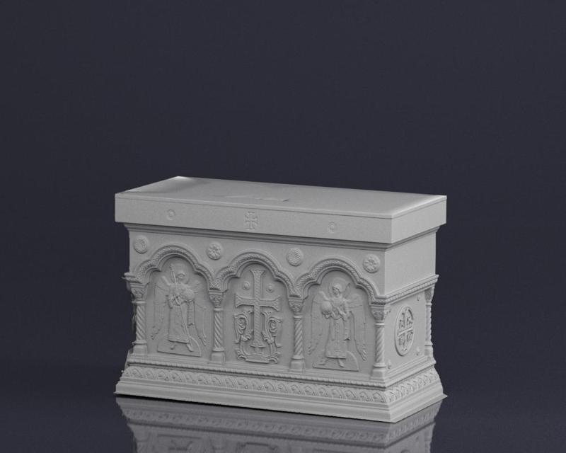 001576 raw 3d scan of a church altar