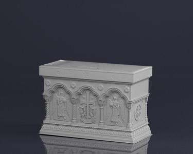 001576 raw 3d scan of a church altar