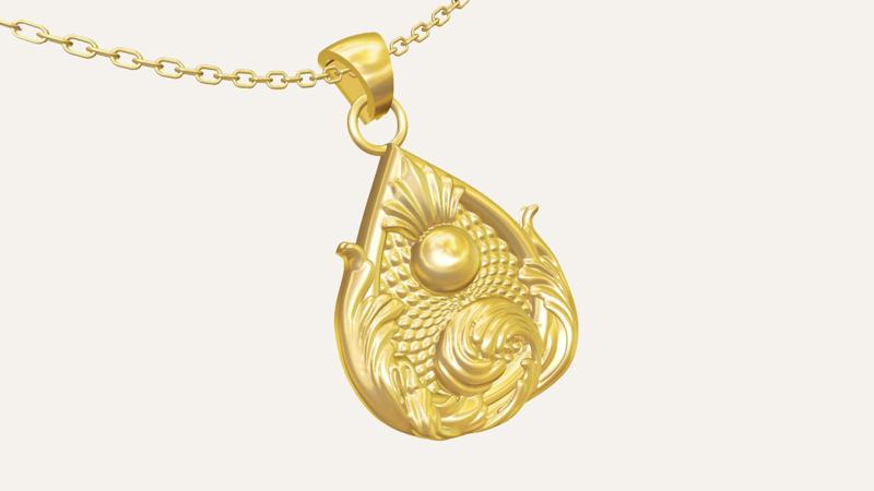 Wave Sea Pendant 1001