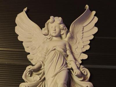 little angel on the wall