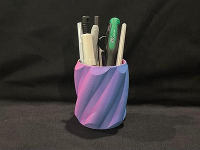 Twisted Up Desk Organizer Cup - Tidy & Twisted 