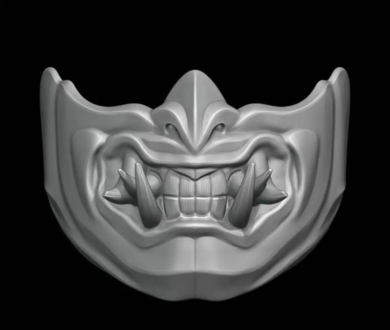 Samurai Mask For 3d Print