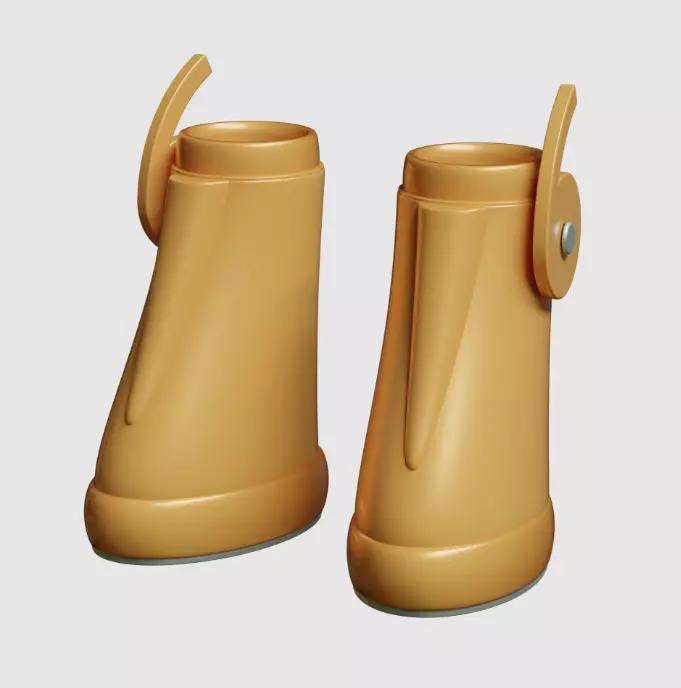 ONE PIECE SATELLITES EGGHEAD DOM BOOTS COSPLAY