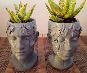 Lady and Man Planter