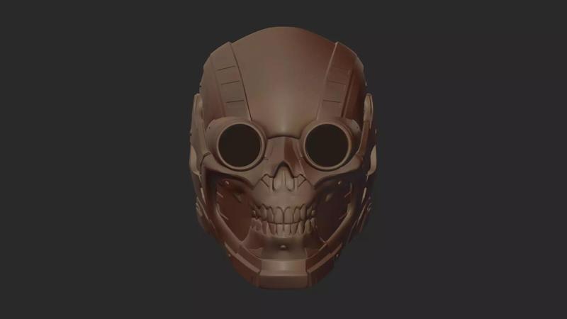 KABAL SKULL MASK MK10 PRINTABLE V STL