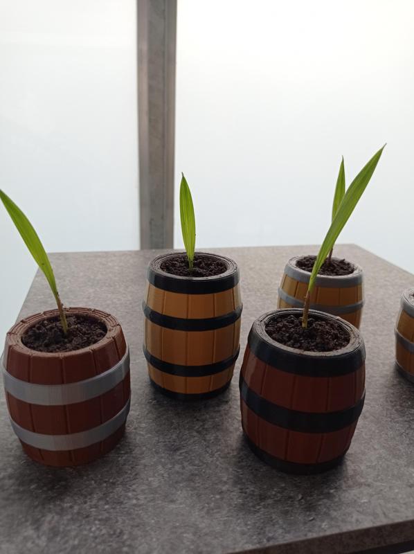 Flower pot barrel bundle