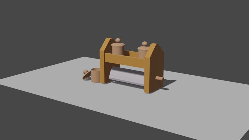 napkin ring and spice holder